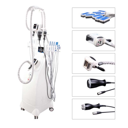 5 IN 1 Cryo Cooling RF Lipo Laser Vacuum Roller Machine