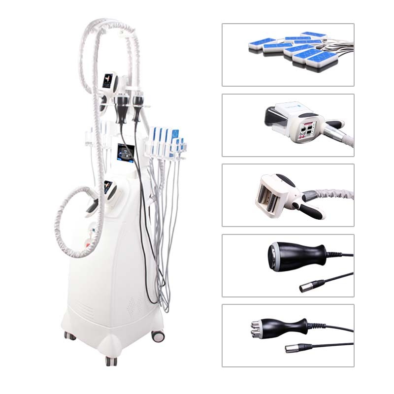 5 IN 1 Cryo Cooling RF Lipo Laser Vacuum Roller Machine