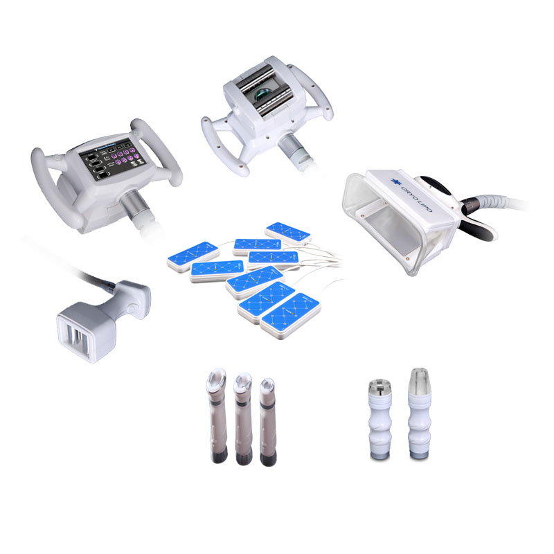 6 IN 1 Cryo Vaccum Roller Lipo Laser RF Machine