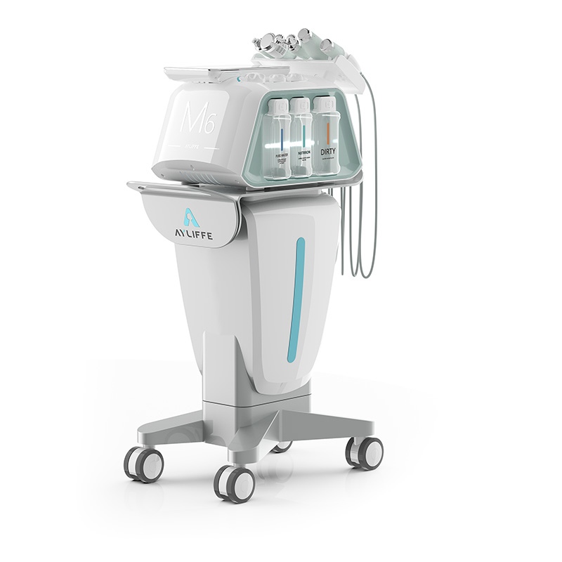 Korean Hydro Facial Dermabrasion Diamond Microdermabrasion Beauty Salon Machine Skin Care Device Aqua Peel Machine White OEM ODM