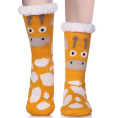 YFS-01 Slipper Socks with Grippers for Women Socks for Women Home Sleeping Winter Socks