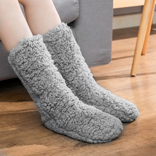 YFS-04 Slipper Socks with Grippers for Women Socks for Women Home Sleeping Winter Socks