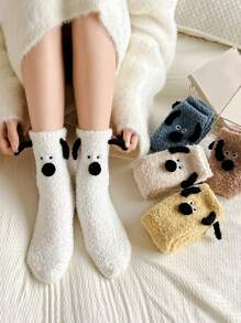 YFS-010 Slipper Socks with Grippers for Women Socks for Women Home Sleeping Winter Socks