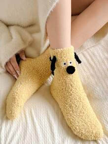 YFS-010 Slipper Socks with Grippers for Women Socks for Women Home Sleeping Winter Socks