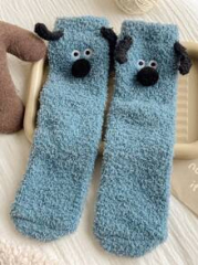 YFS-010 Slipper Socks with Grippers for Women Socks for Women Home Sleeping Winter Socks