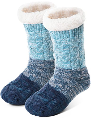 YFS-13 Slipper Socks with Grippers for Women Socks for Women Home Sleeping Winter Socks