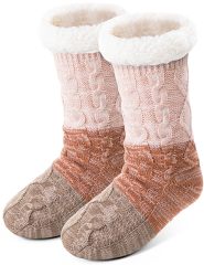 YFS-13 Slipper Socks with Grippers for Women Socks for Women Home Sleeping Winter Socks