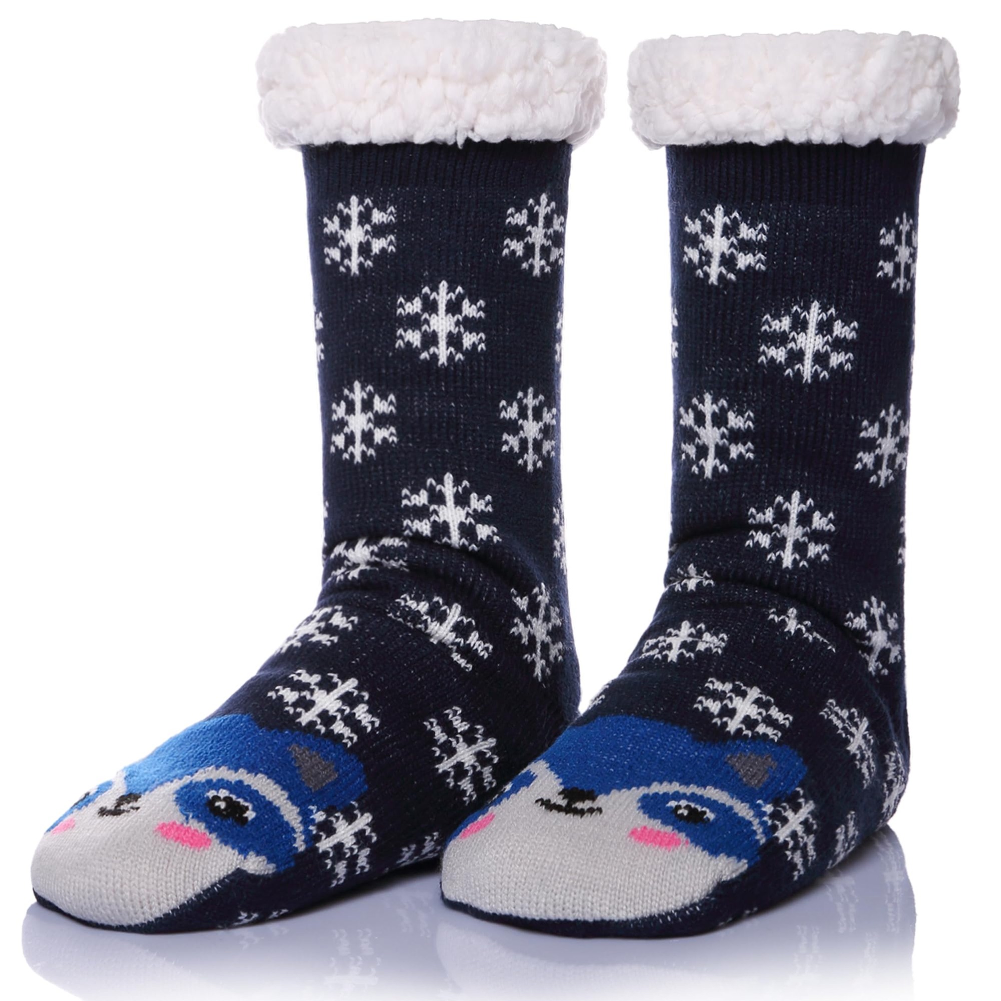 YFS-12 Slipper Socks with Grippers for Women Socks for Women Home Sleeping Winter Socks