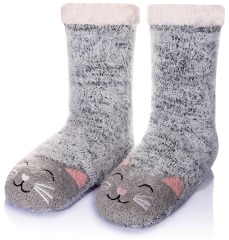 YFS-12 Slipper Socks with Grippers for Women Socks for Women Home Sleeping Winter Socks