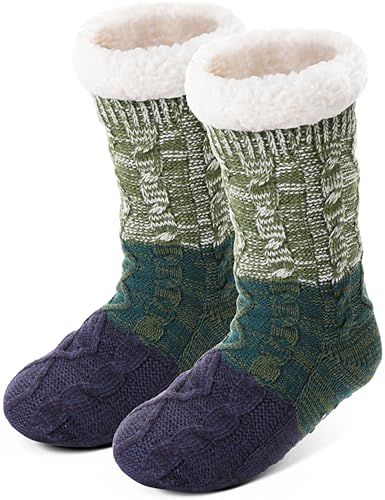 YFS-13 Slipper Socks with Grippers for Women Socks for Women Home Sleeping Winter Socks