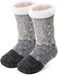 YFS-13 Slipper Socks with Grippers for Women Socks for Women Home Sleeping Winter Socks