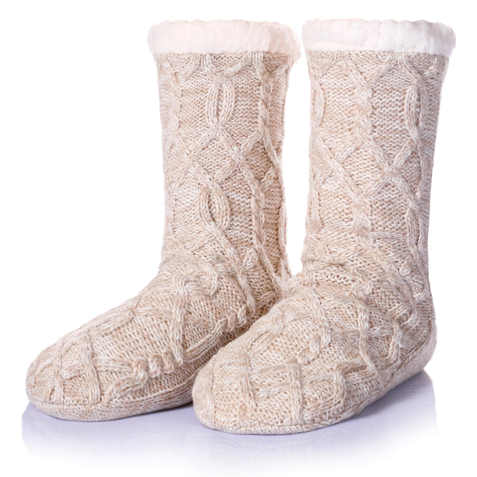 YFS-12 Slipper Socks with Grippers for Women Socks for Women Home Sleeping Winter Socks