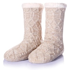 YFS-12 Slipper Socks with Grippers for Women Socks for Women Home Sleeping Winter Socks