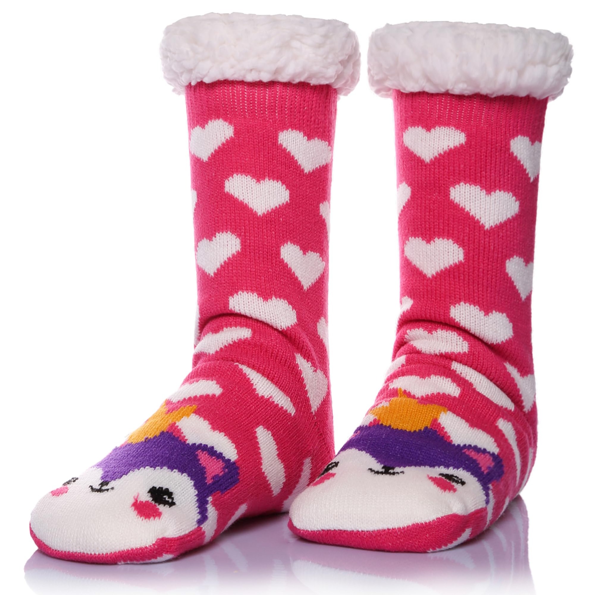 YFS-12 Slipper Socks with Grippers for Women Socks for Women Home Sleeping Winter Socks