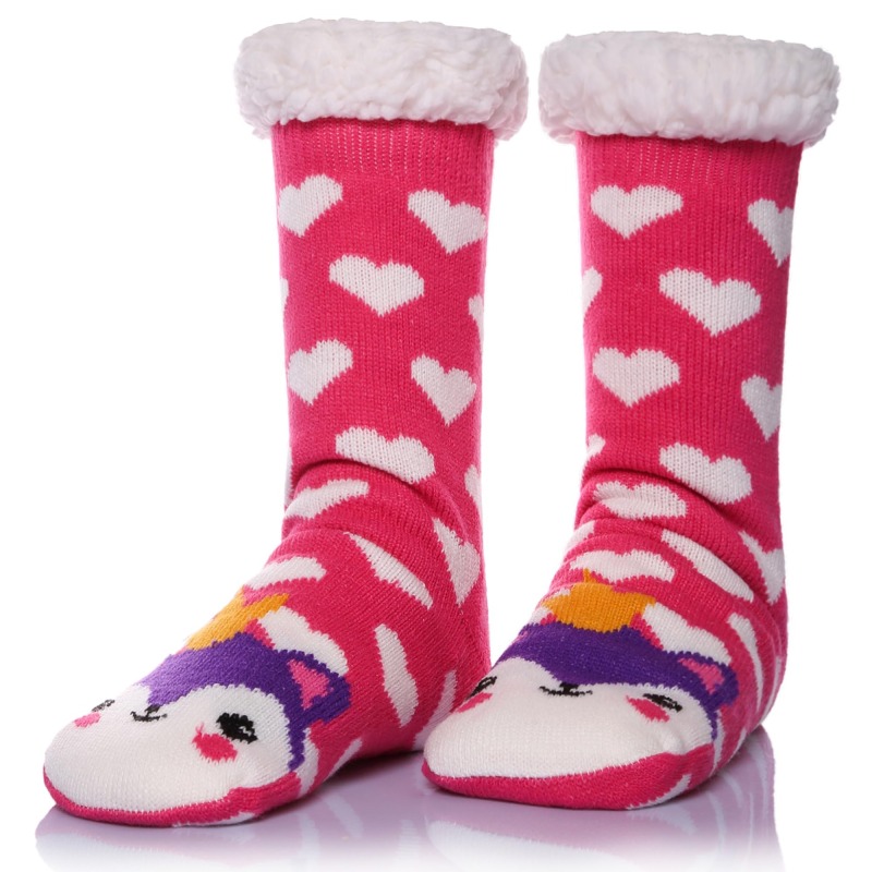 YFS-12 Slipper Socks with Grippers for Women Socks for Women Home Sleeping Winter Socks