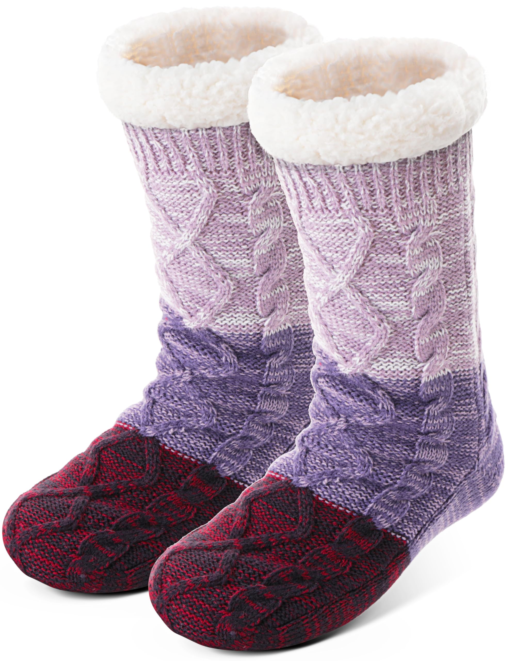YFS-13 Slipper Socks with Grippers for Women Socks for Women Home Sleeping Winter Socks