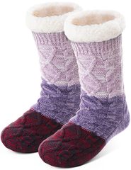 YFS-13 Slipper Socks with Grippers for Women Socks for Women Home Sleeping Winter Socks