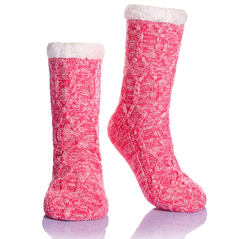 YFS-12 Slipper Socks with Grippers for Women Socks for Women Home Sleeping Winter Socks