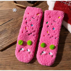 YFS-14 Slipper Socks with Grippers for Women Socks for Women Home Sleeping Winter Socks
