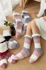 YFS-017 Slipper Socks with Grippers for Women Socks for Women Home Sleeping Winter Socks
