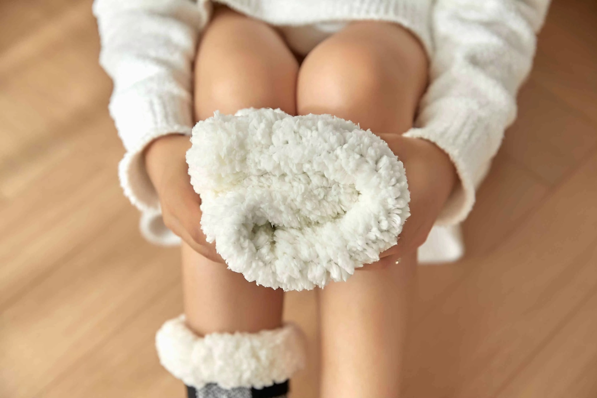 YFS-18 Slipper Socks with Grippers for Women Socks for Women Home Sleeping Winter Socks