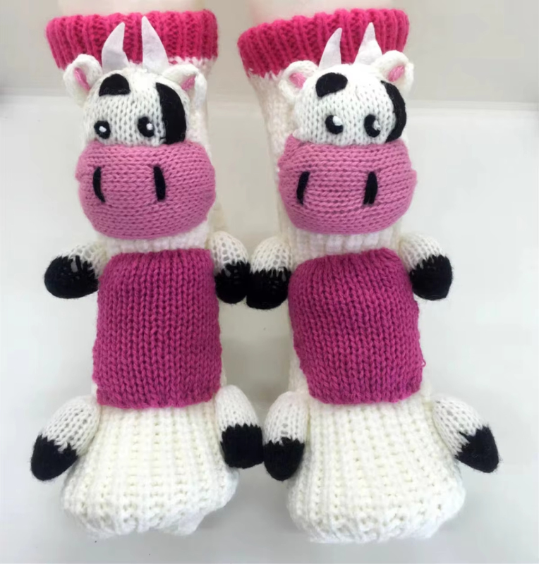 YFS-20 Slipper Socks with Grippers for Women Socks for Women Home Sleeping Winter Socks