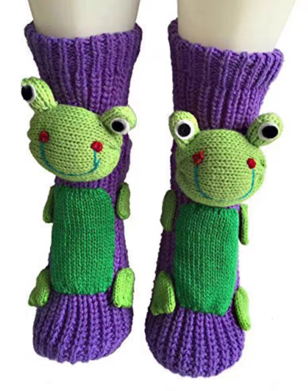 YFS-20 Slipper Socks with Grippers for Women Socks for Women Home Sleeping Winter Socks