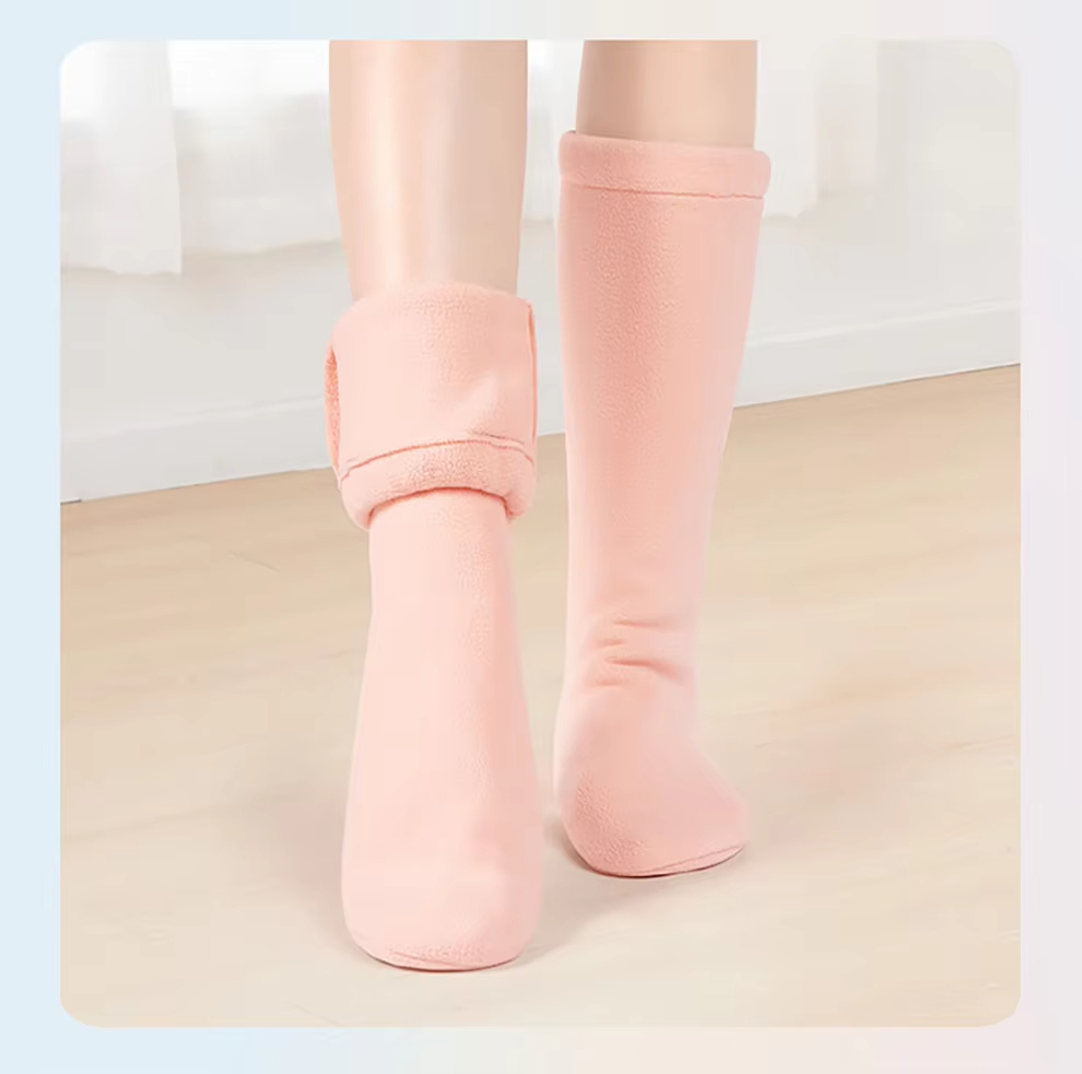 YFS-21 Slipper Socks with Grippers for Women Socks for Women Home Sleeping Winter Socks