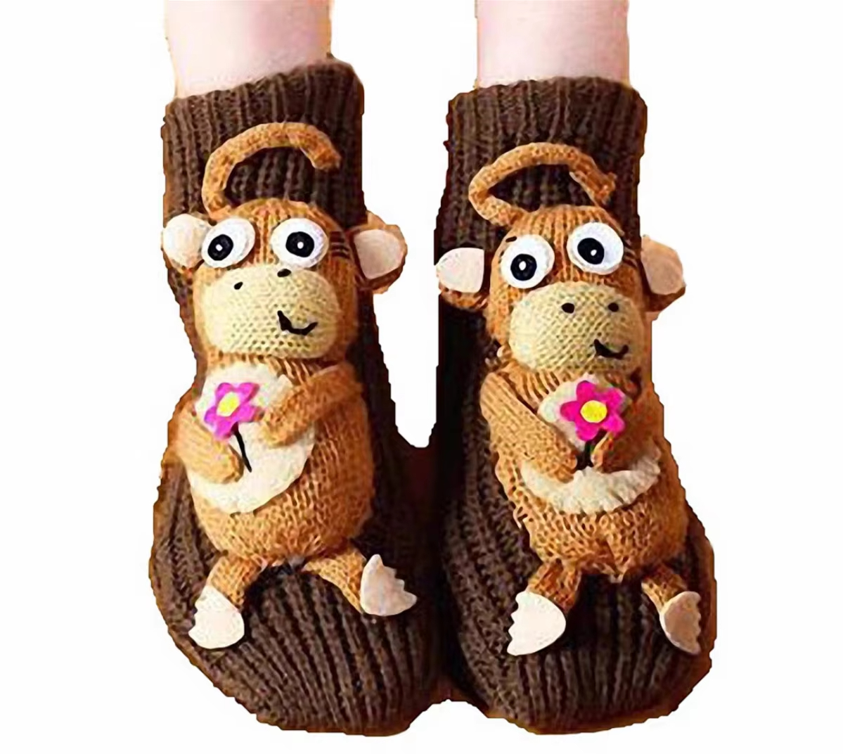 YFS-20 Slipper Socks with Grippers for Women Socks for Women Home Sleeping Winter Socks