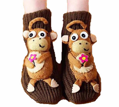 YFS-20 Slipper Socks with Grippers for Women Socks for Women Home Sleeping Winter Socks