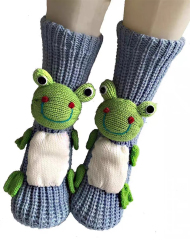 YFS-20 Slipper Socks with Grippers for Women Socks for Women Home Sleeping Winter Socks