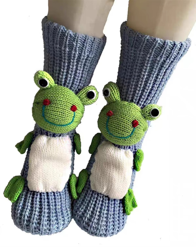 YFS-20 Slipper Socks with Grippers for Women Socks for Women Home Sleeping Winter Socks