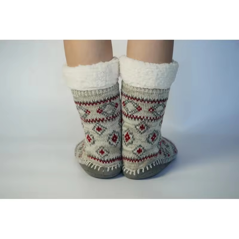 YFS-22 Slipper Socks with Grippers for Women Socks for Women Home Sleeping Winter Socks