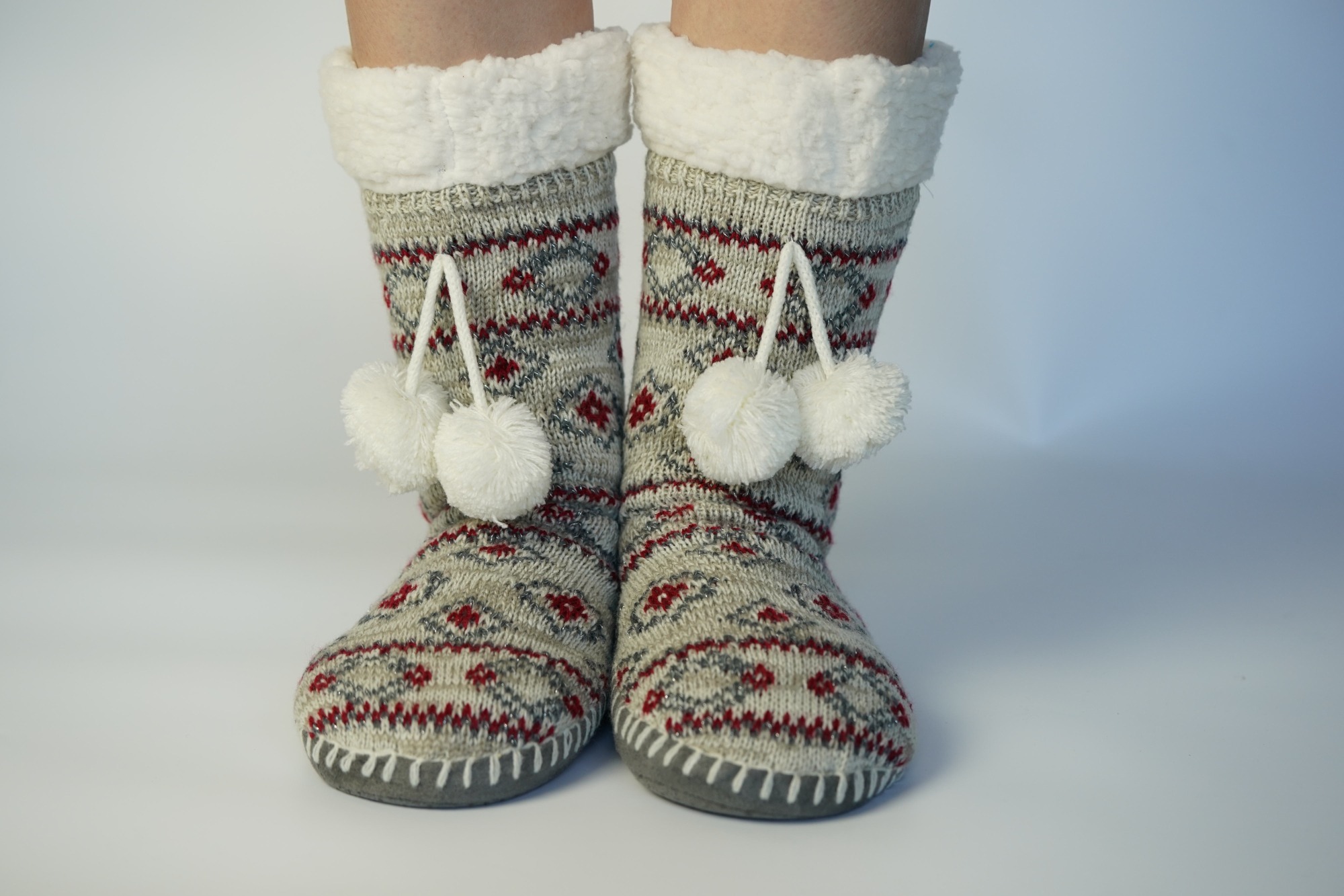 YFS-22 Slipper Socks with Grippers for Women Socks for Women Home Sleeping Winter Socks