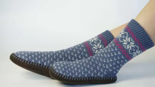 YFS-23 Slipper Socks with Grippers for Women Socks for Women Home Sleeping Winter Socks