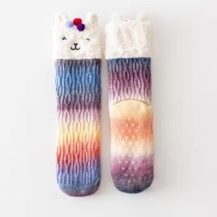 YFS-24 Slipper Socks with Grippers for Women Socks for Women Home Sleeping Winter Socks