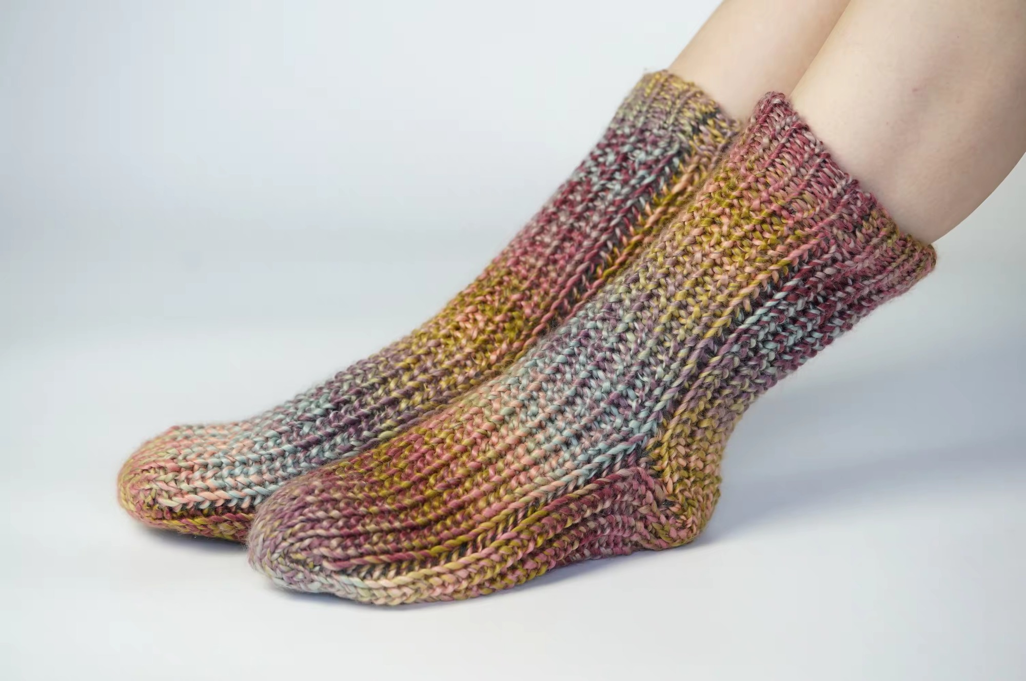 YFS-25 Slipper Socks with Grippers for Women Socks for Women Home Sleeping Winter Socks