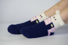 YFS-26 Slipper Socks with Grippers for Women Socks for Women Home Sleeping Winter Socks
