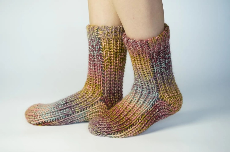 YFS-25 Slipper Socks with Grippers for Women Socks for Women Home Sleeping Winter Socks