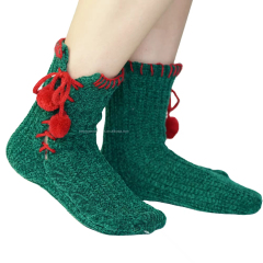 YFS-29 Slipper Socks with Grippers for Women Socks for Women Home Sleeping Winter Socks