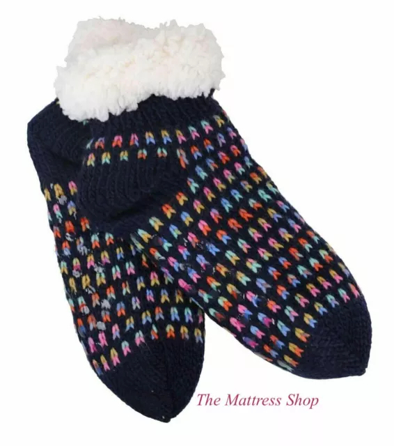 YFS-30 Slipper Socks with Grippers for Women Socks for Women Home Sleeping Winter Socks