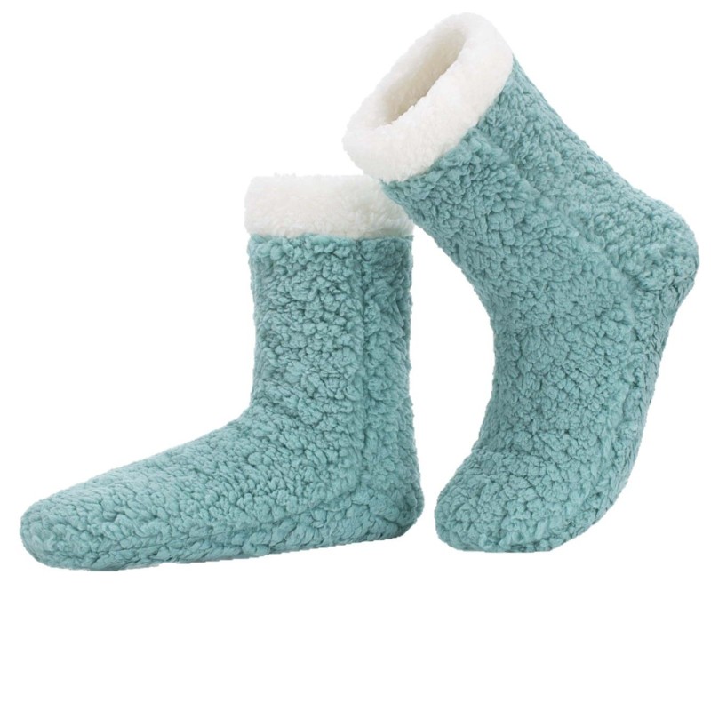 YFS-32 Slipper Socks with Grippers for Women Socks for Women Home Sleeping Winter Socks
