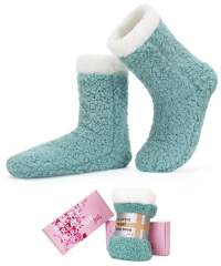 YFS-32 Slipper Socks with Grippers for Women Socks for Women Home Sleeping Winter Socks