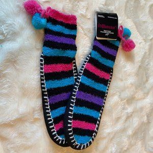 YFS-34 Slipper Socks with Grippers for Women Socks for Women Home Sleeping Winter Socks