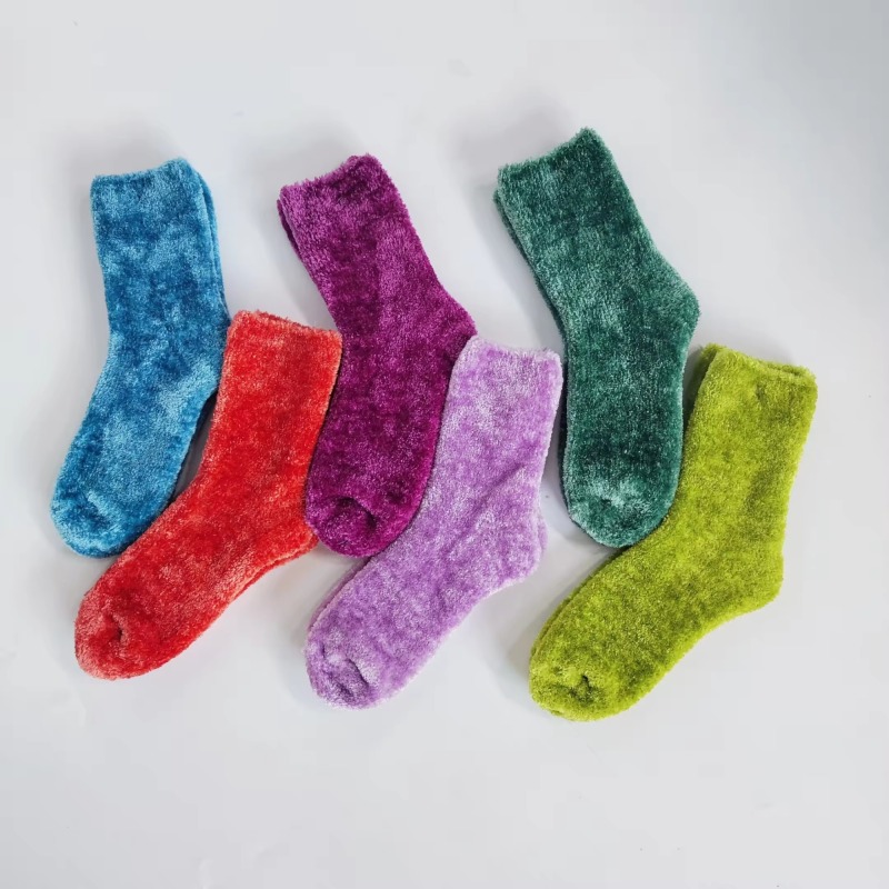 YFS-35 Slipper Socks with Grippers for Women Socks for Women Home Sleeping Winter Socks
