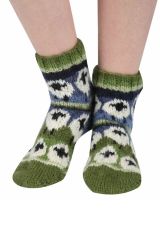 YFS-38 Slipper Socks with Grippers for Women Socks for Women Home Sleeping Winter Socks