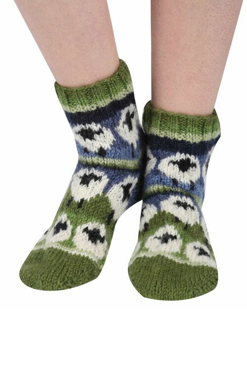 YFS-38 Slipper Socks with Grippers for Women Socks for Women Home Sleeping Winter Socks
