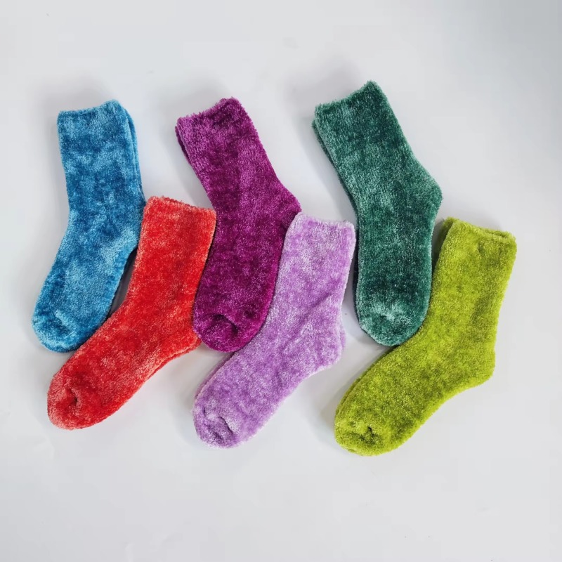 YFS-35 Slipper Socks with Grippers for Women Socks for Women Home Sleeping Winter Socks