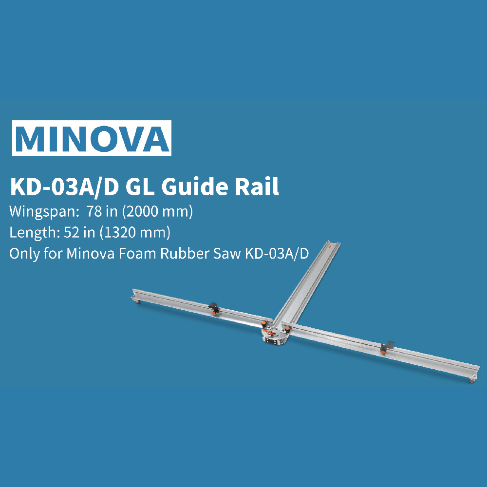 26 Inch Guide Rail for MINOVA Foam Upholstery Tools