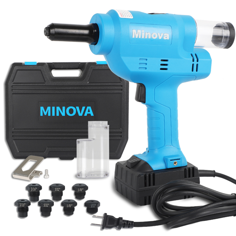 MINOVA Battery Rivet Tool Kit Cordless Rivet Tool KD-02FA